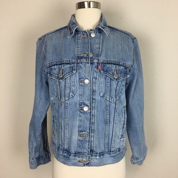 Levi's Premium Denim Trucker Jacket XS - Picture 1 of 6